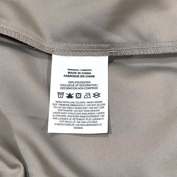Nike Women’s Long Utility Coat - Oversized Fit, Taupe Green - Size Small - Picture 8 of 8